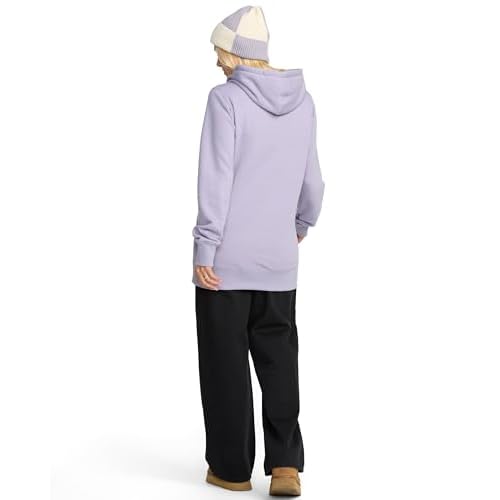 Volcom Women's Tower Long Fit Sweatshirt ? Drawstring Hood Ribbed Cuffs & Hem