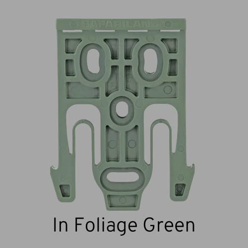 Safariland QLS19 Quick Duty Holster Locking Fork System Foliage Green