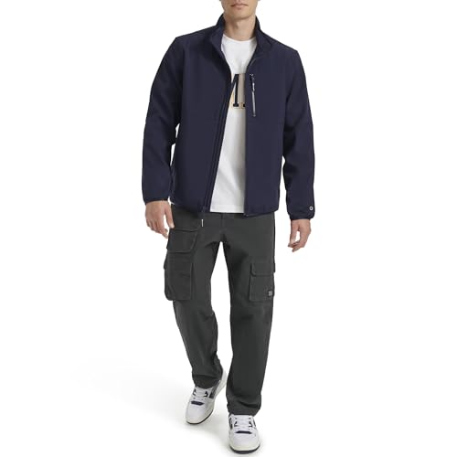 Champion mens Lightweight Active Soft Shell Jacket With Stand Collar