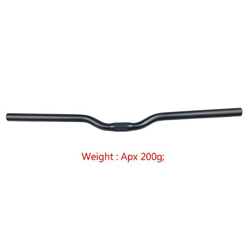 600mm Aluminum Alloy Mountain Bike Handlebar Flat & Riser Bar 25.4mm