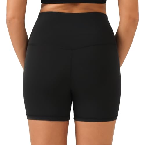 High Waisted Biker Shorts for Women - 4, 6, 8 Inch Inseam