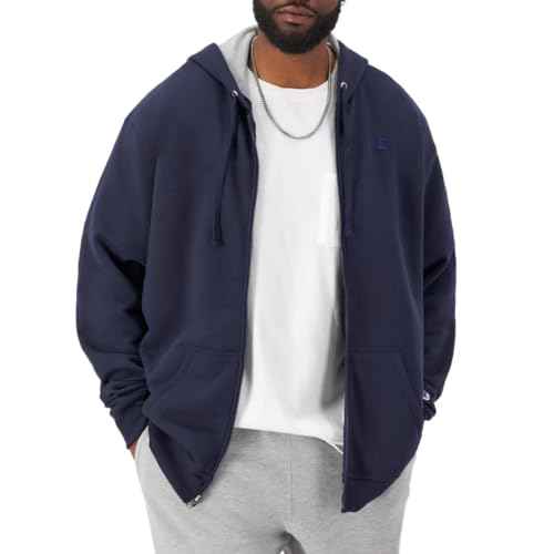 Champion Men's Zip-up Hoodie, Comfortable Zip-up Hoodie Sweatshirt for Men (Reg. Or Big & Tall)