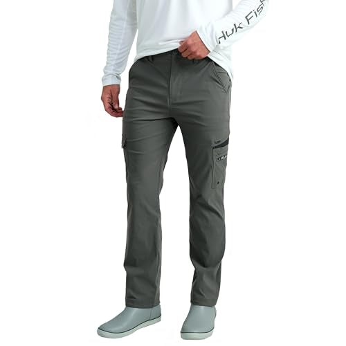 HUK - Men's Icon Pro Pant, Performance Fishing Cargo Pocket Pants