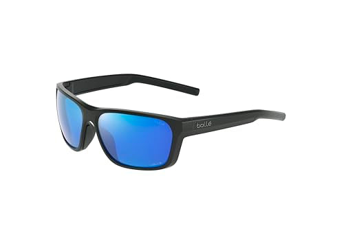 Bollé Strix Rectangular Sunglasses - Black Matte, 57mm