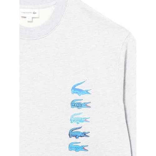 Lacoste Men's Tall Fit Monogram Print Sweatshirt