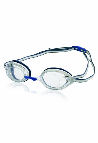 Speedo Unisex Adult Swim Goggles Vanquisher One Size 2.0 White