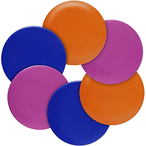 GOOSO Disc Golf Set 6 Discs - Backyard & Outdoor Play, Includes 2 Fairway Drivers, 2 Mid-Range, 2 Putter Discs - Variation of 6 pc