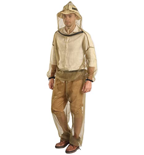 Mosquito Suit Jacket & Pants Set - Large Extra Large Unisex Insect Repellent Clothing