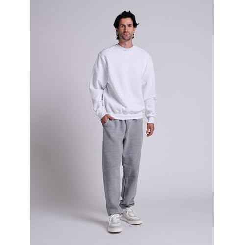 Russell Athletic Men's Dri Power Fleece Elastic Bottom Sweatpants, Relaxed Fit, Moisture Wicking, with or Without Pockets