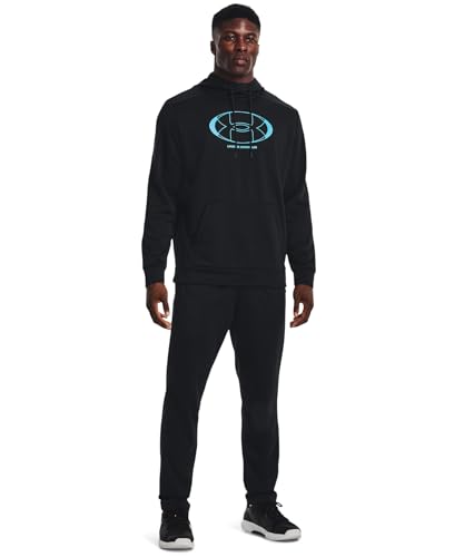 Men's Armourfleece Straight Leg Pants - Large, Black, Athletic Fit
