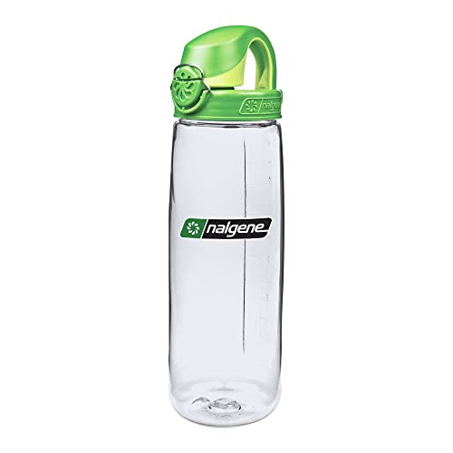 Nalgene Everyday OTF Water Bottle - Clear with Green Cap