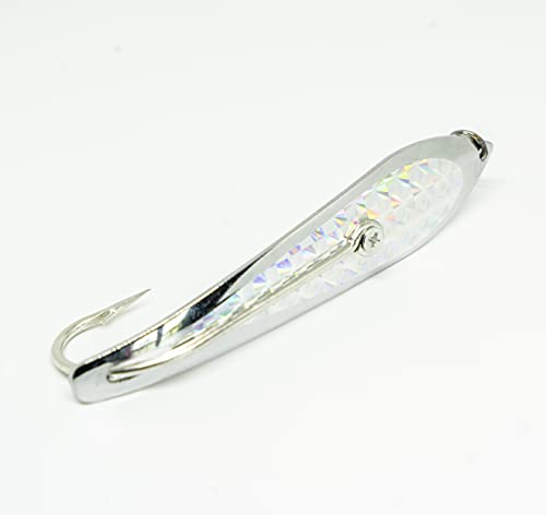 4.5-Inch Fishing Spoon Lure for Offshore Trolling - Size 7/0, Durable Metal Design