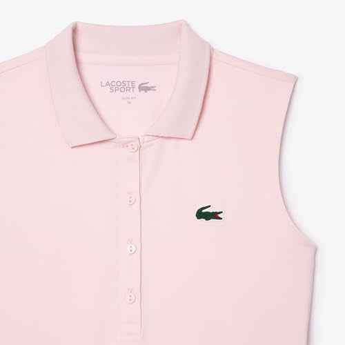 Lacoste Women's Sport Slim Fit UV Protect Stretch Golf Polo Shirt