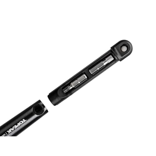 Topeak Nano TorqBar X ? Compact 2?6 Nm Adjustable Torque Wrench with 5 Tool Bits (3/4/5 mm Allen, T20/T25 Torx), Portable Precision Tool for Bike Maintenance