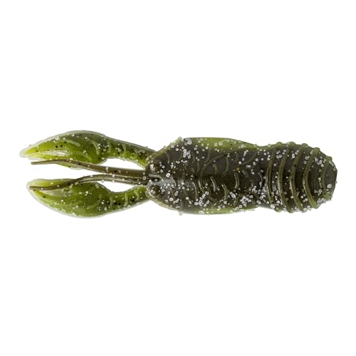 Great Lakes Finesse Juvy Craw Watermelon Green Pumpkin 2.5" Soft Plastic Crawfish Lure