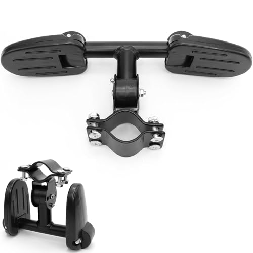 Kick Scooters Footrest with Folding Foot Rest Pegs Kids 3 Wheel Scooter Footrest Pedals for 3 Wheeled Scooter with Foldable Seat Front Mount Toddler Never Fall Down 2-in-1 Scooters