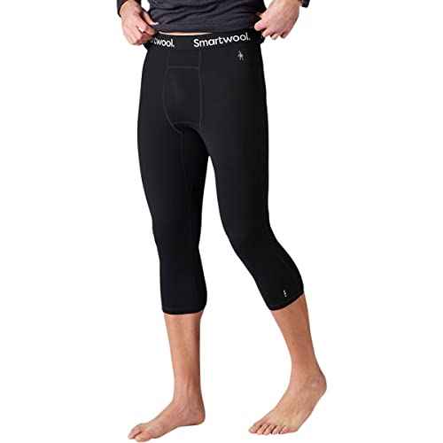 Smartwool Men's Classic All-Season Merino Base Layer 3/4 Bottom. Breathable Merino Wool Pants