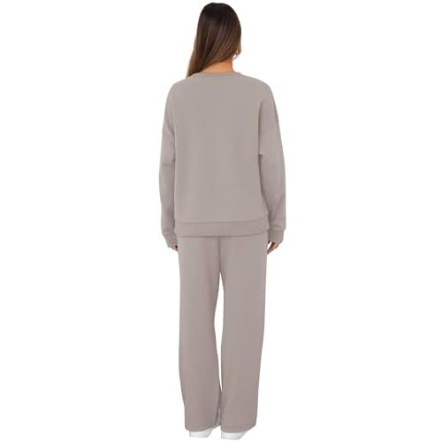 XIEERDUO Sweatsuits Women 2 Piece Outfit Matching Lounge Sets Fall Outfits 2025 Fashion Clothing Crewneck Track Suits