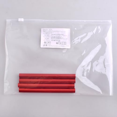 TRIWONDER Tent Pole Repair Splint Repair Kit Spare Repair Tube for Diameter 8.5-10.5mm (Red - 4 Pack)