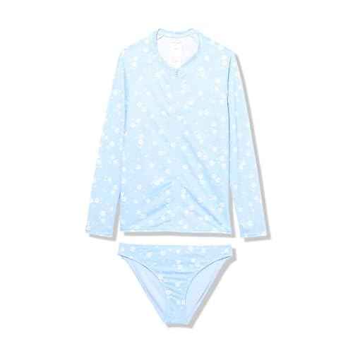 Roxy Girls' Dreamer Long Sleeve Zipped Rashguard Set