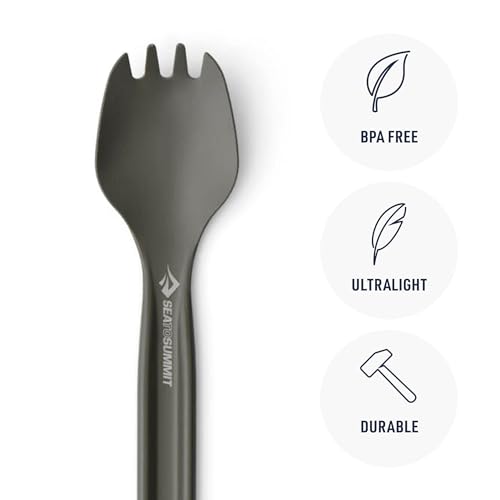 Sea to Summit Ultralight Long Handle Spork - Camping Utensil with Carabiner, Anodized Aluminum