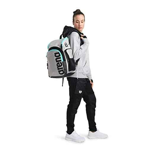 Arena Spiky III Backpack 35 Unisex Travel Gym Rucksack for Men and Women, Training Gear Equipment Bag for Swimmers, 35 Liters