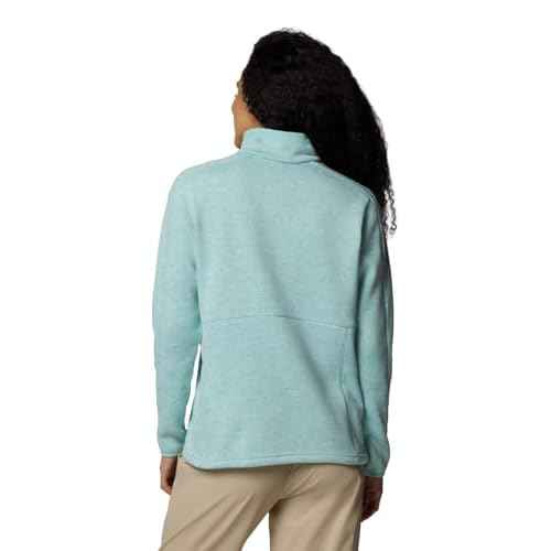 Columbia Women's Sweater Weather Full Zip II, Spray Heather, Medium