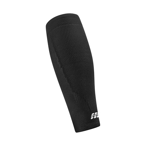 Men's Black Large Calf Compression Sleeves Support Shin Splint Relief