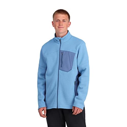Spyder Men's Bandit Hybrid Full Zip Mid Layer Jacket