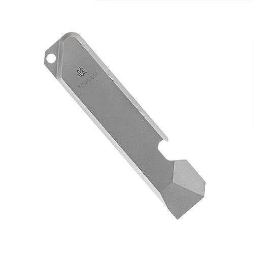 Titanium EDC Pry Bar with Bottle Opener - Portable Multi Tool