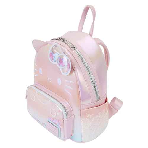 Loungefly Sanrio Hello Kitty 50th Anniversary Clear & Cute Cosplay Mini Backpack | Hello Kitty Accessories Standard