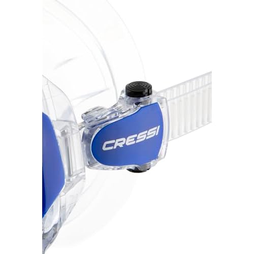 Cressi Perfect View Scuba Diving, Snorkeling Mask in Pure Comfortable Silicone - Available with Different Panoramic Lenses - Liberty: Designed in Italy