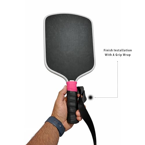 Blue Pickleball Paddle Grip - Ergonomic Spiral Vibration-Reducing Overgrip