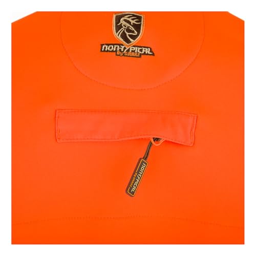 DRAKE Men's Blaze Orange Functional Hunting Vest with Scent Control | Side Entry Fleece-Lined Hand-Warmer Pockets