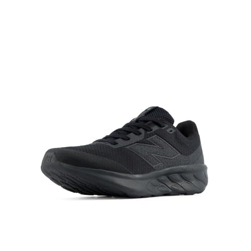 New Balance Kid's 520 Lace Running Shoe - Big Kid 6.5 Wide Black/Black