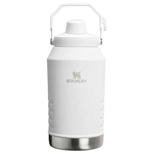 Stanley IceFlow Fast Flow Jug with Handle 96 oz | Twist On Angled Spout Lid | Leakproof for Travel and Sports | Insulated Stainless Steel | BPA-Free | Frost 2.0