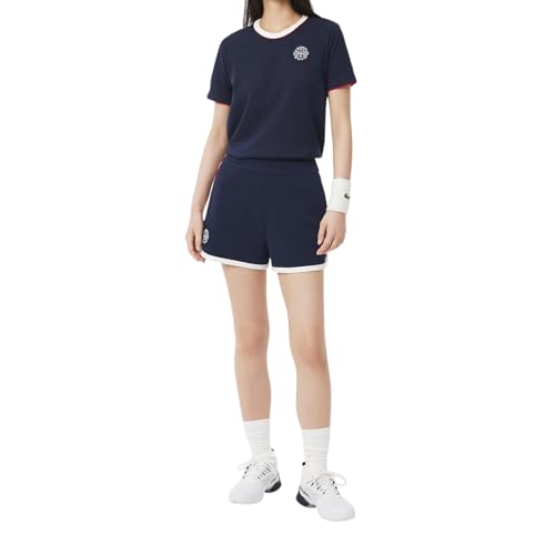 Lacoste Womens Sport Ultra Dry Tennis Heritage Badge T-Shirt
