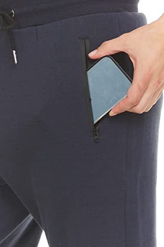 Pure Champ 3-Pack Men's Fleece Sweatpants with Zipper Pockets – Standard / X-Large