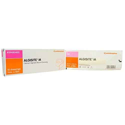 Smith & Nephew Algisite M Calcium Alginate Dressings, 3/4" X 12" Rope, Box of 10