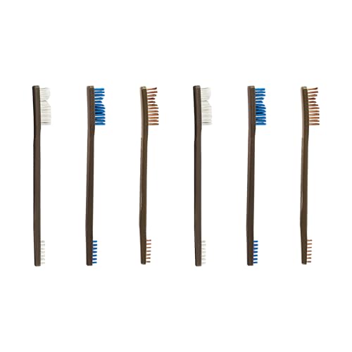 Otis 6 Pack All-Purpose Nylon, Blue Nylon & Bronze Cleaning Brushes - Select Your Style