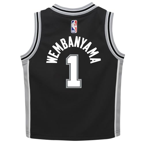 Kids NBA Player Jersey - Victor Wembanyama San Antonio Spurs Black 4-7 Icon Edition