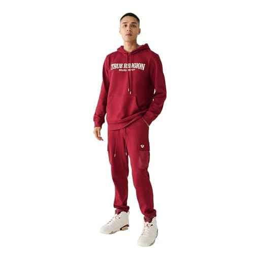 True Religion Men's Cargo Pocket Revolt Fleece Jogger