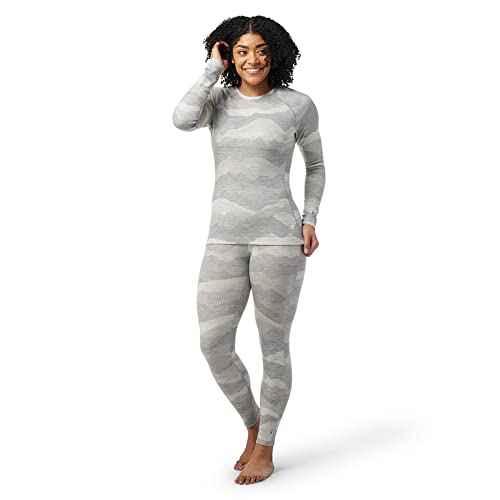 Smartwool Women's Classic Thermal Merino Base Layer Pattern Crew