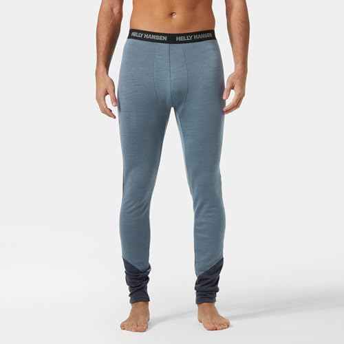 Helly-Hansen LIFA Merino Midweight Pant for Men, Track Pants with Non-Itch Fabric, 2-Layer Design, Flat Lock Seams, ZQ Wool