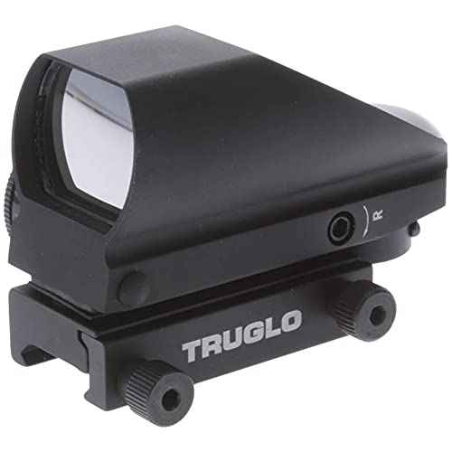 TRUGLO Tru-Brite 34mm x 24mm Hunting Shooting Durable Lightweight Compact Parallax Free Waterproof Shock Resistant Adjustable Red/Green Dual-Color Dot Sight | Battery Included