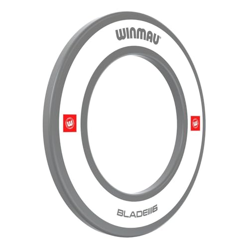 Winmau Dart Board Surround Ring - Pro Line 1.0 & 2.0 Red, Blue, Black & White Dartboard Surround - Backboard Wall Protector