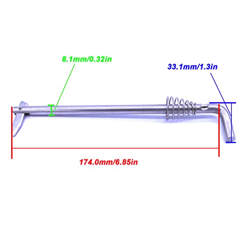 Boat Engine Tilt Thrust Rod & Spring for Nissan Tohatsu 4-9.8HP