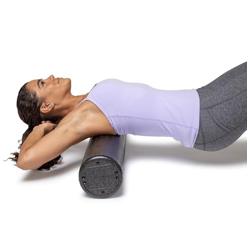 OPTP AXIS Firm Density Foam Roller - Black 36x6 Inch Round