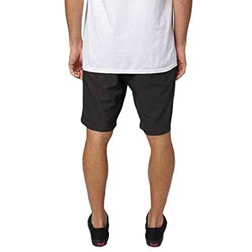 Mens Drifter Heather Hybrid Shorts, Black, 33