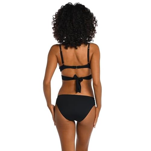 La Blanca Womens Island Goddess Wrap Underwire Push Up Swimsuit Top